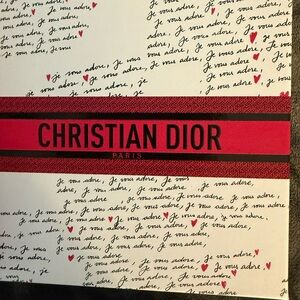 Dior Luxury Box with Red and White Accents